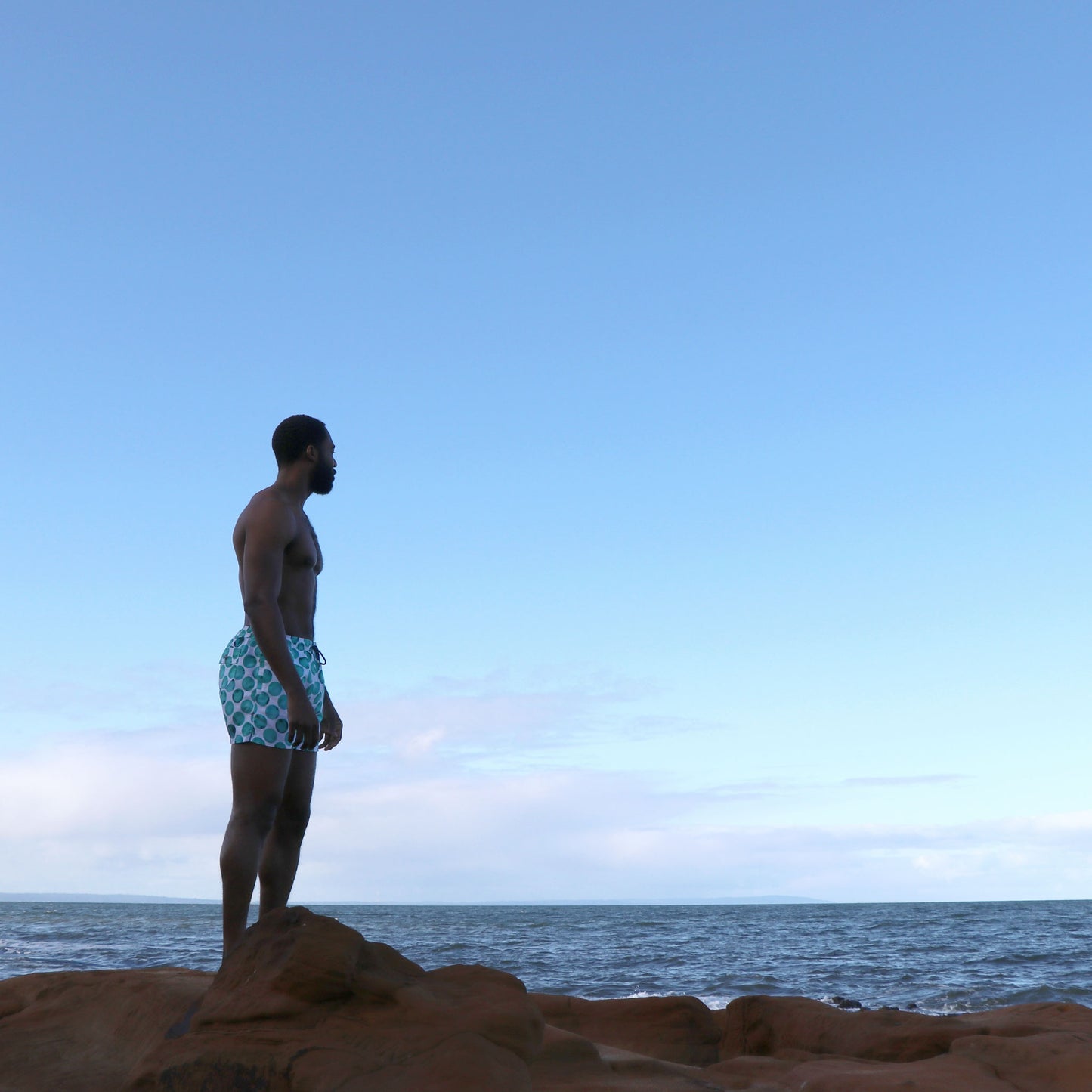 OWSS2204 OCEAN SPOT SWIM SHORT HALF MOON BAY