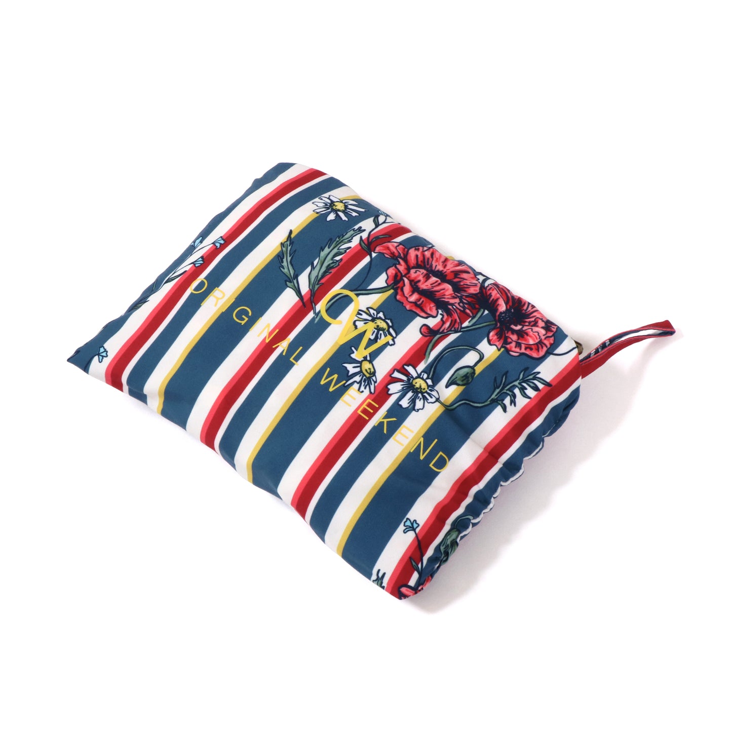 OWSS2104 Poppy Stripe Recycled Polyester Men's Swim Short Packed