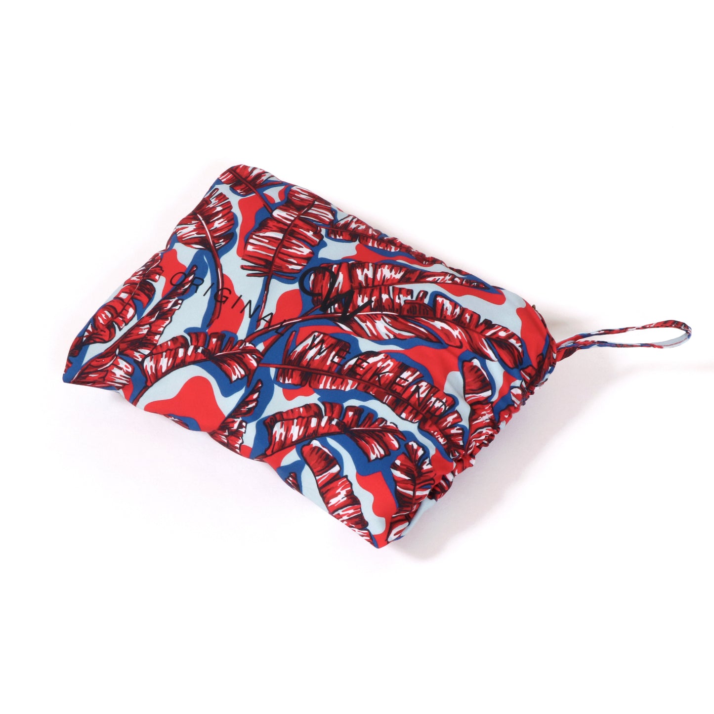 OWSS2202 BANANA LEAF PRINT MEN'S RECYCLED POLYESTER SWIM SHORT