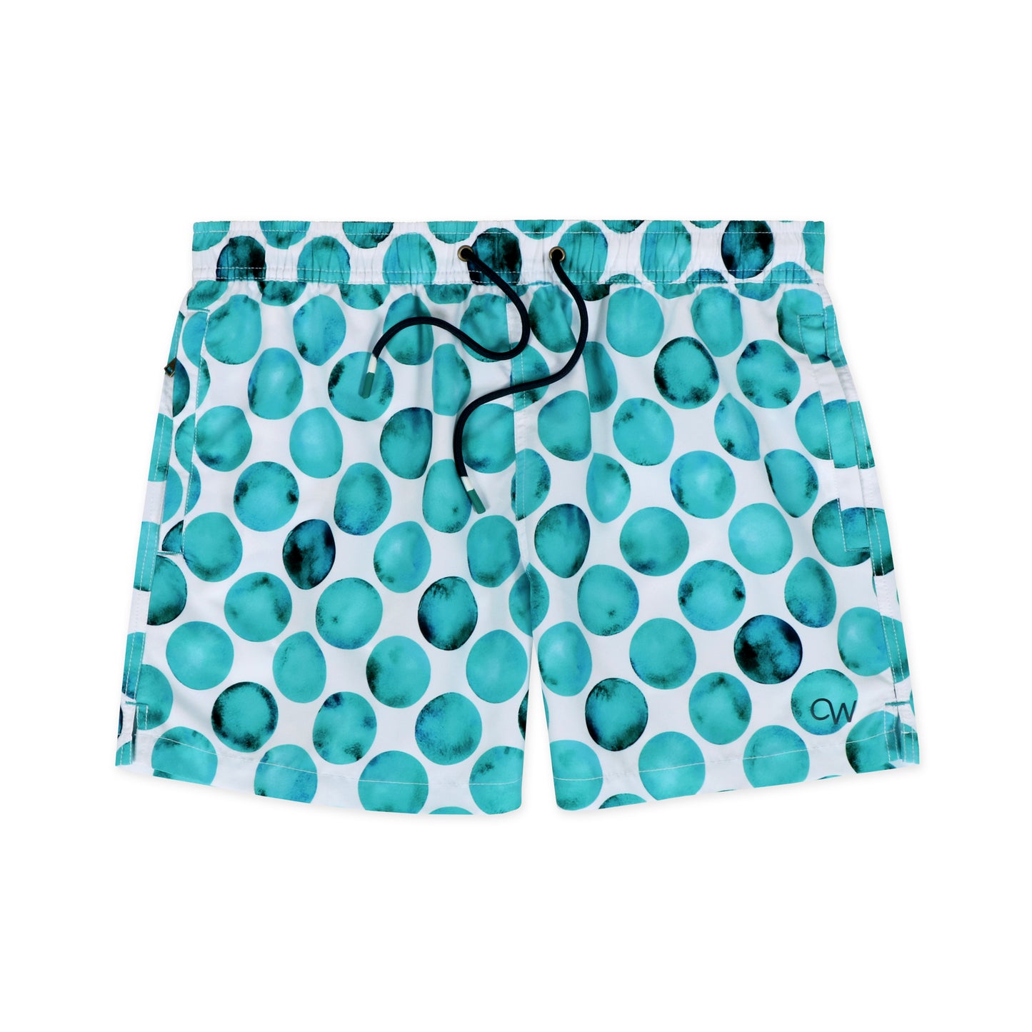 OWSS2204 OCEAN SPOT PRINT SWIM SHORT RECYCLED POLYESTER