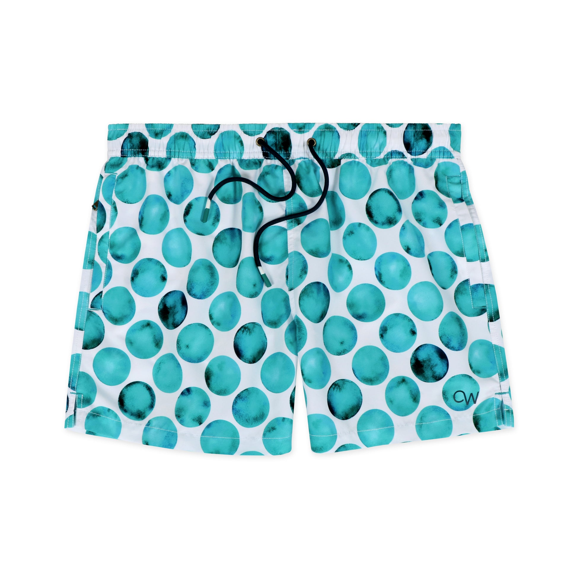 OWSS2204 OCEAN SPOT PRINT SWIM SHORT RECYCLED POLYESTER