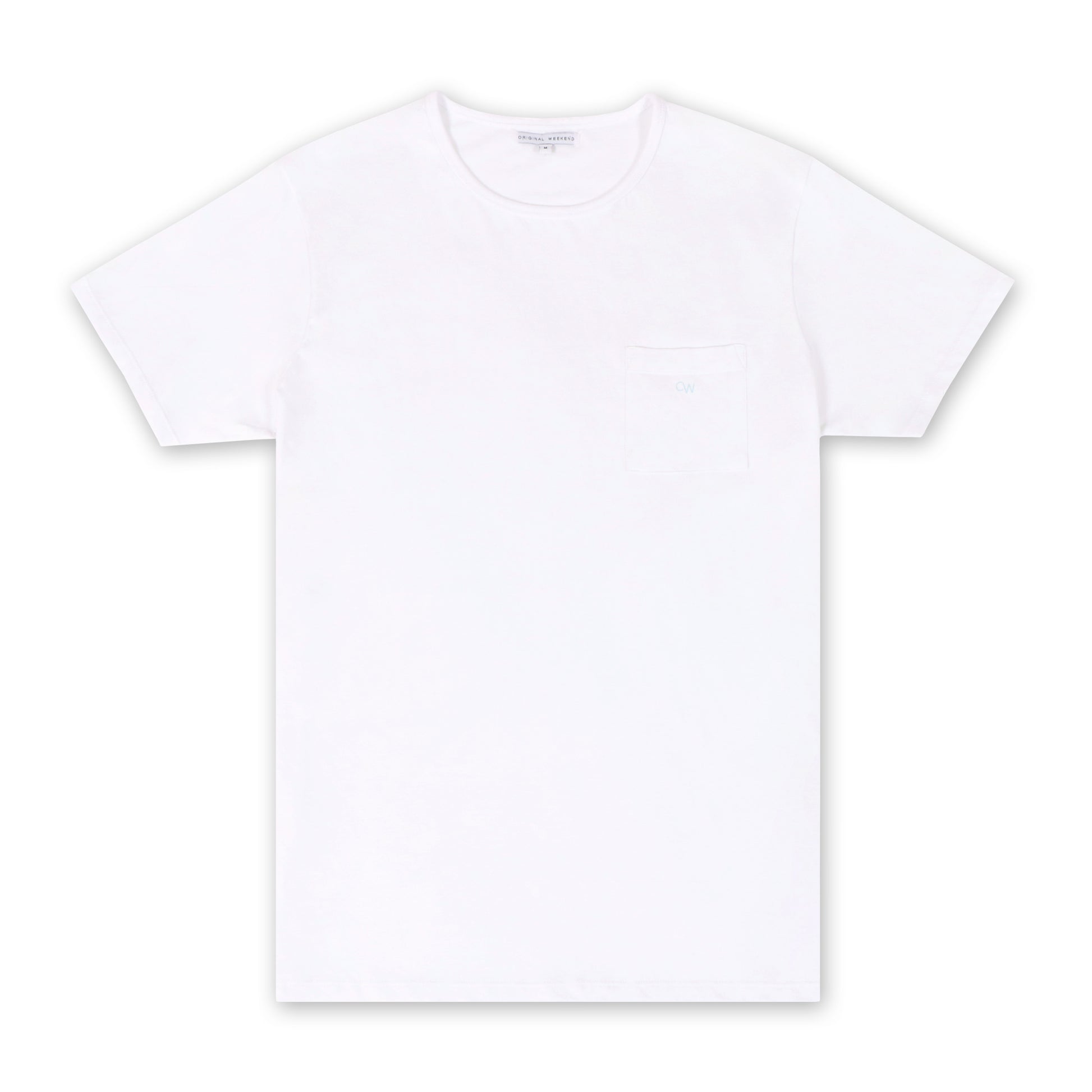 OWTS2101 White Essential Relaxed Pocket T-Shirt