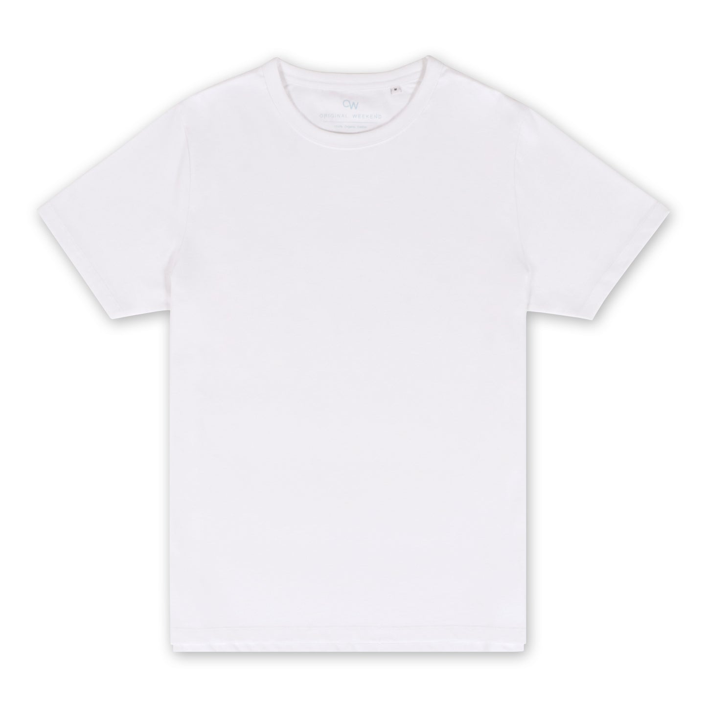 OWTS2205 WHITE MEN'S ORGANIC COTTON BOX FIT T-SHIRT