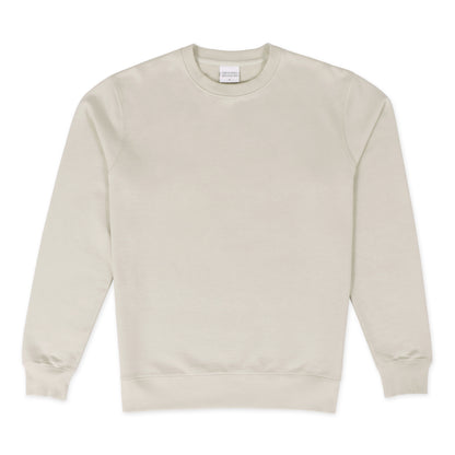 Sandstone Neutral Men's Organic Cotton Sweatshirt Flat Lay
