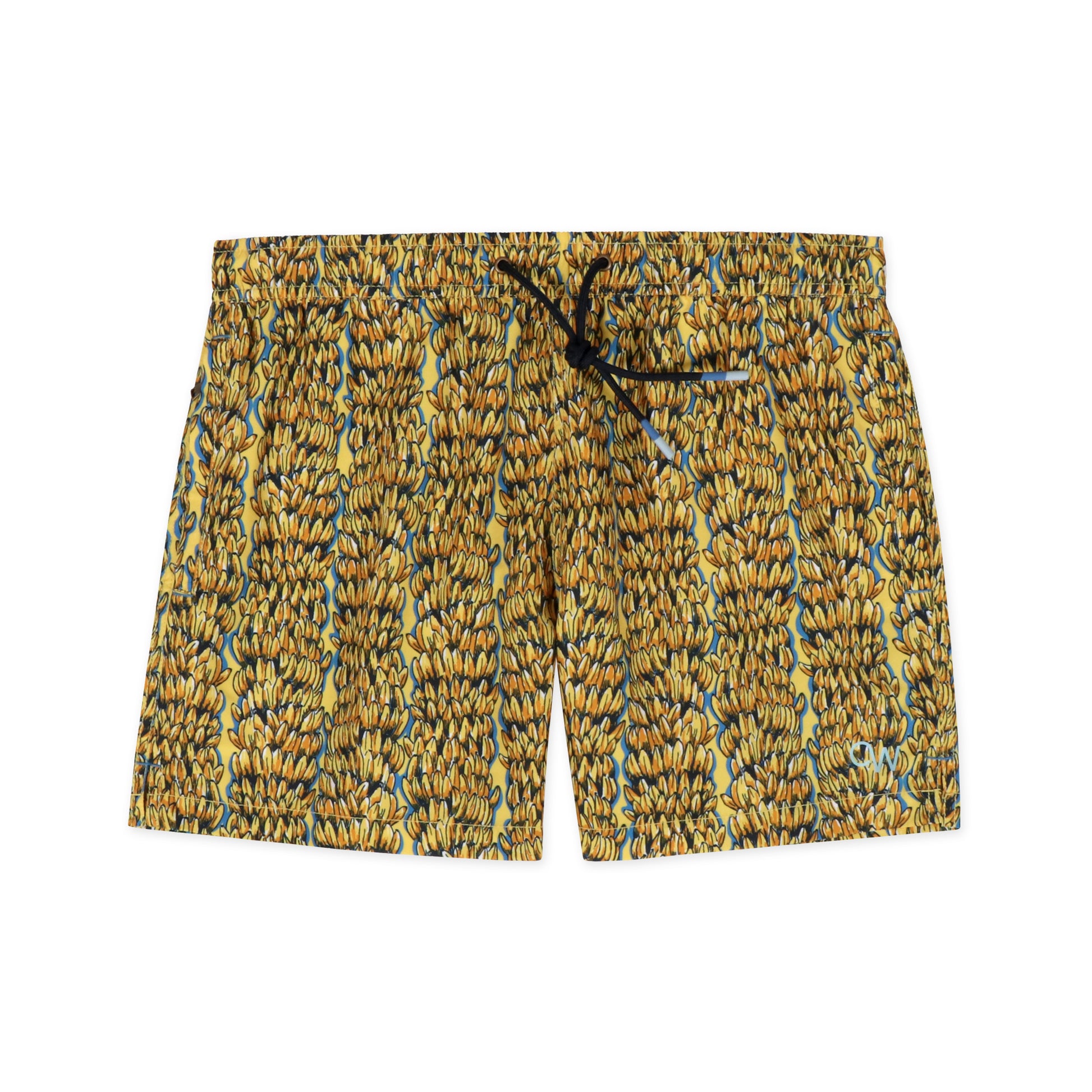 OWSS2207 GOING BANANAS PRINT SWIM SHORT RECYCLED POLYESTER