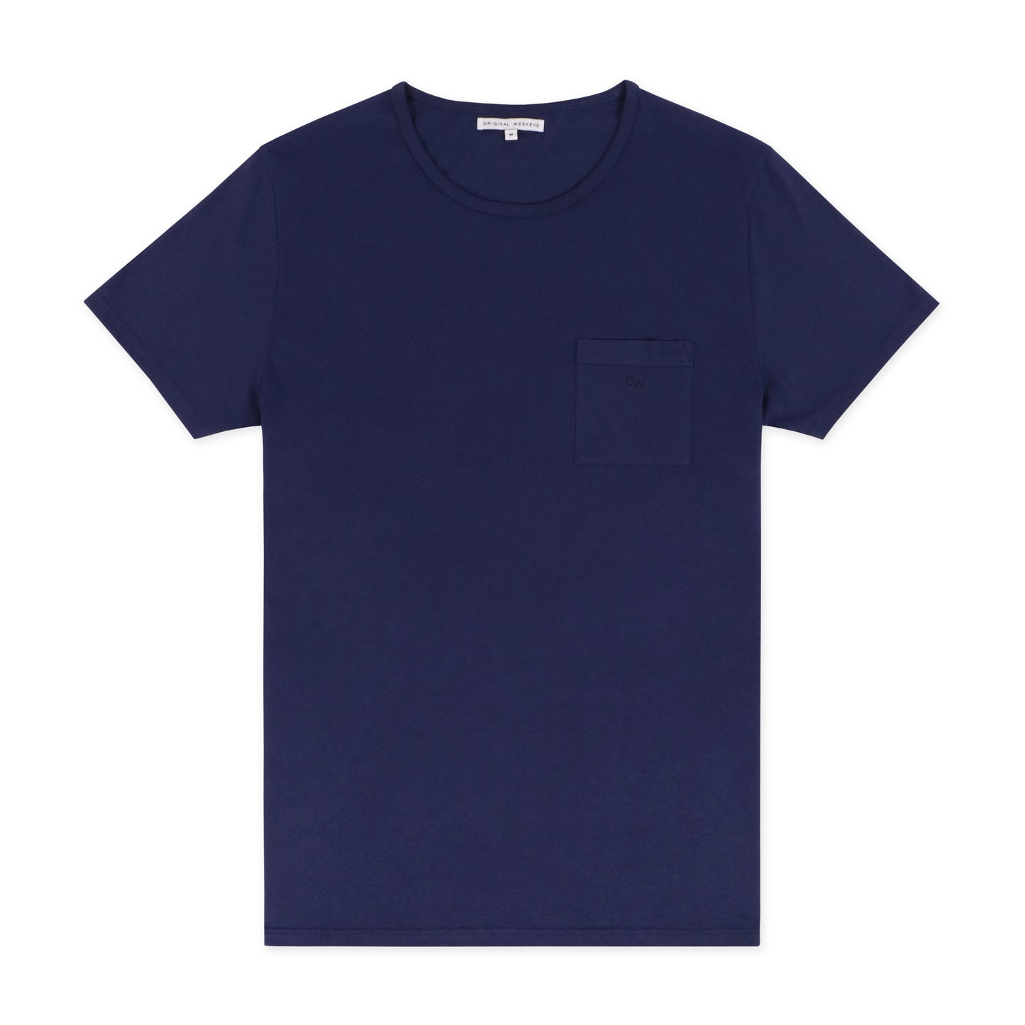 OWTS2001 Midnight Blue GOTS Certified Organic Cotton Men's Beach T-Shirt with Chest Pocket