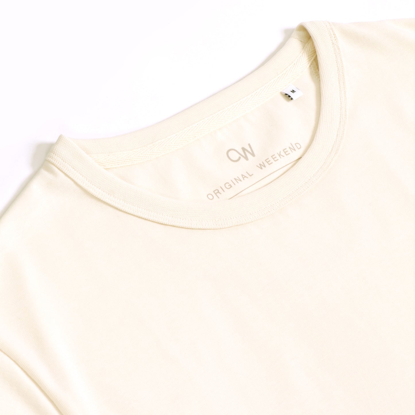 OWTS2004 Off-White Premium Box Fit GOTS Certified Organic Cotton Men's T-Shirt