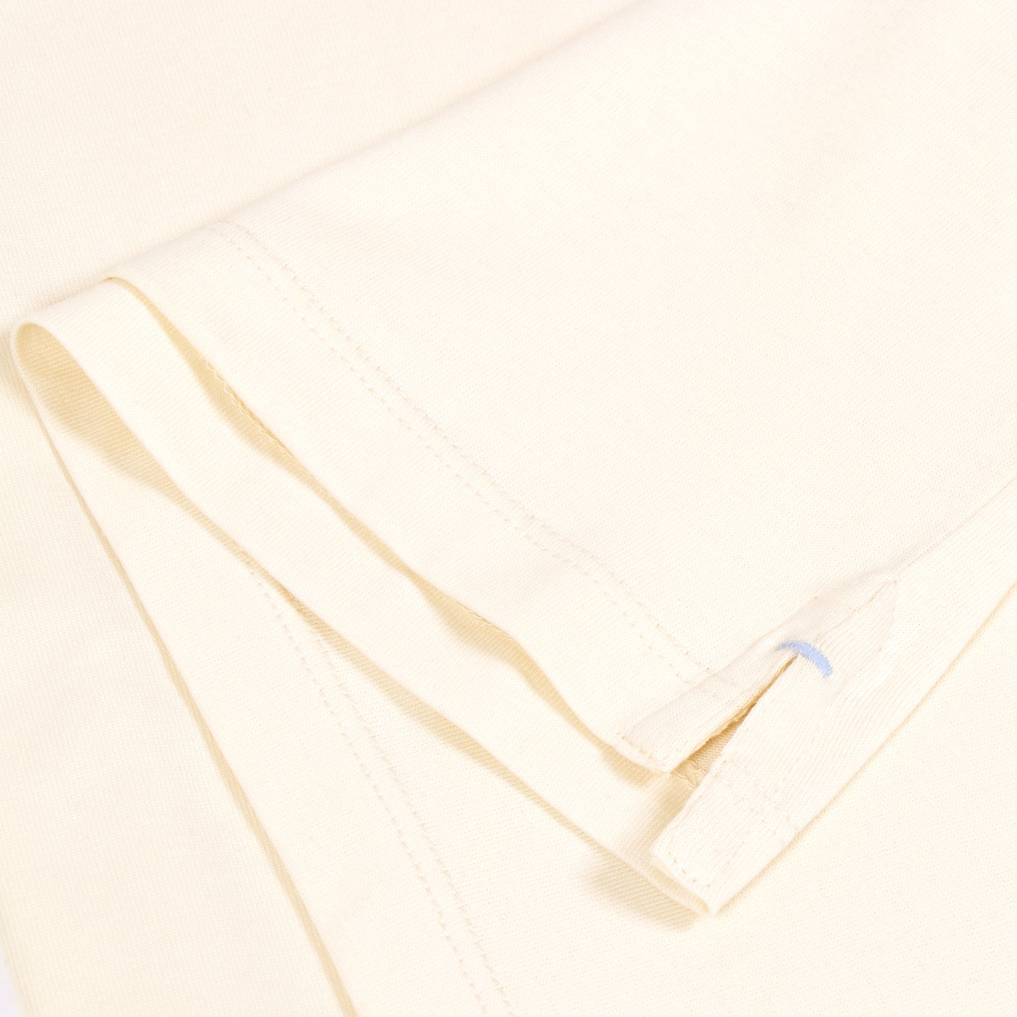 OWTS2004 Off-White Premium Box Fit GOTS Certified Organic Cotton Men's T-Shirt Side Split Detail